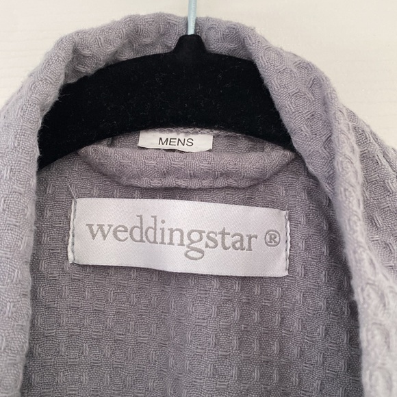 Gray Men's Robe - Picture 4 of 6